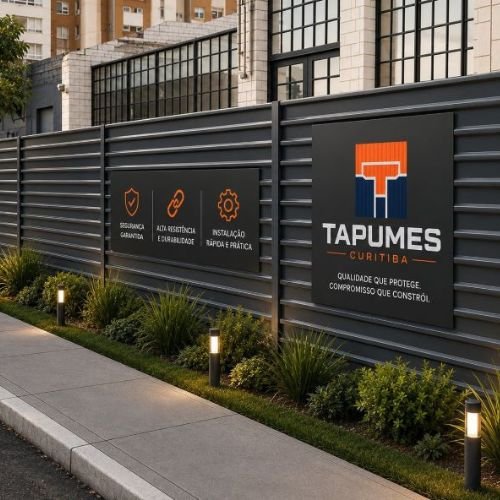tapumes-em-curitiba-metalico-parana TAPUMES LINHA PADRÃO - Imagem 1
